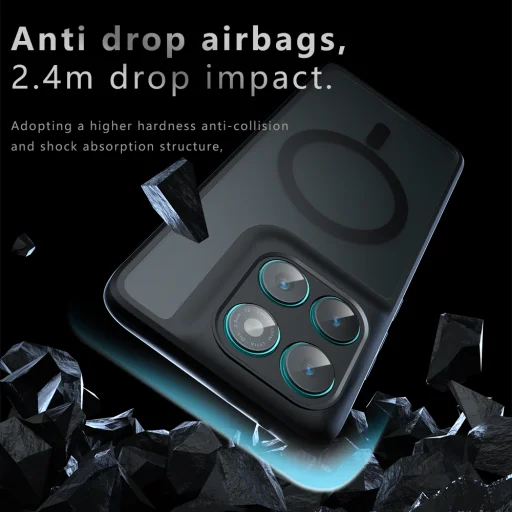 Techsuit PureFrost MagSafe tok - Motorola Edge 60 / Edge 60 Fusion - Matt Fekete - 6