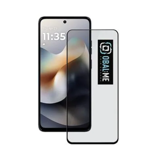  Motorola G56 Fekete OBAL:ME 5D Üveg Képernyővédő - 1