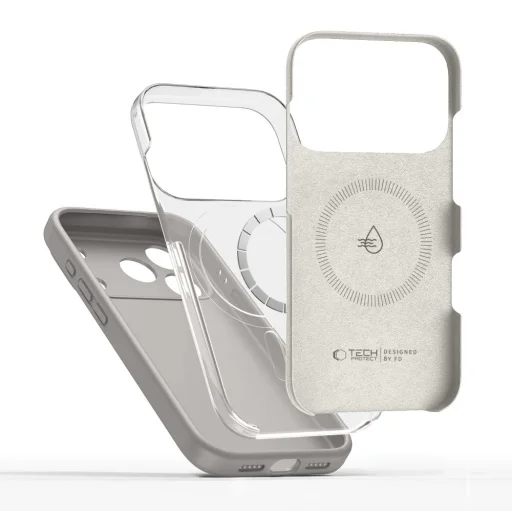  iPhone 17 Pro Kőszürke Tech-protect Szilikon Magsafe tok - 2