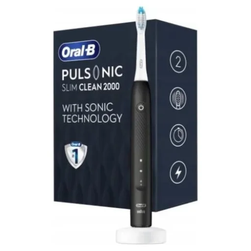 Oral-B Elektromos Fogkefe Pulsonic Slim Clean 2000, Fekete EU - 1