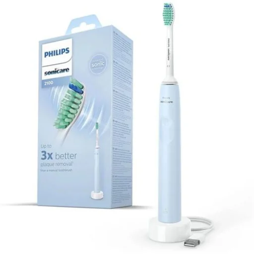 Philips Elektromos Fogkefe Sonicare 2100 Sorozat HX3651/12 Világoskék EU - 1