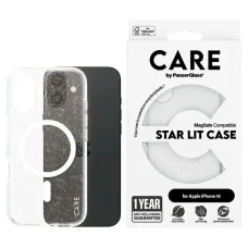 CARE by PanzerGlass Flagship Star Lit tok iPhone 16 6.1" fehér/fehér MagSafe 1341