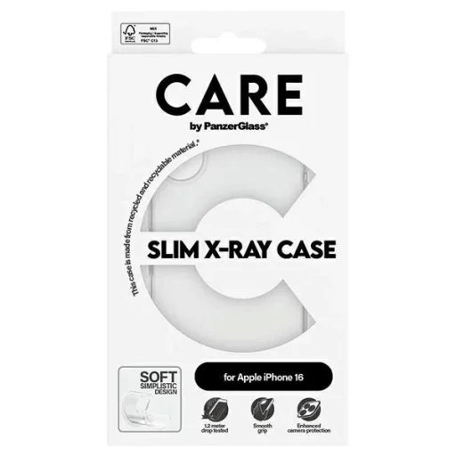 CARE by PanzerGlass X-Ray Soft Basic tok iPhone 16 6.1" átlátszó 1441 - 4