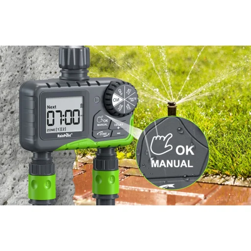 2 zónás öntözésvezérlő időzítővel Raintpoint ITV205 - 5