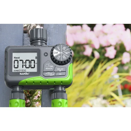 2 zónás öntözésvezérlő időzítővel Raintpoint ITV205 - 7