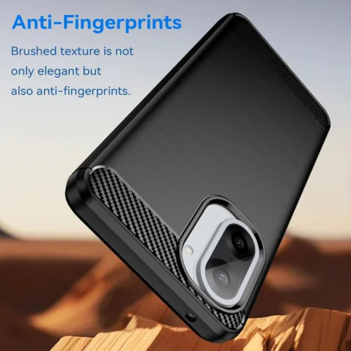  OnePlus Nord CE5 karbon szilikon teknős - fekete tok - 5