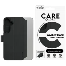 CARE by PanzerGlass Feature Wallet Kickstand Samsung Galaxy S25+ tok - Fekete