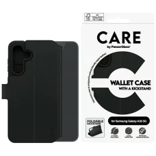 CARE by PanzerGlass Feature Wallet Kickstand Samsung Galaxy A36 5G tok - Fekete