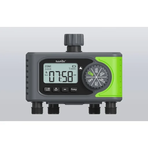 4 zónás öntözésvezérlő időzíthető RainPoint ITV405 - 7