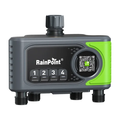 RainPoint 4 zónás öntözésvezérlő Wi-Fi (HTV405FRF) - 2