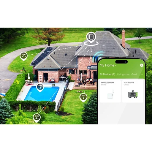 RainPoint 4 zónás öntözésvezérlő Wi-Fi (HTV405FRF) - 4