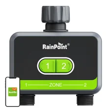 2 zónás RainPoint intelligens öntözésvezérlő alkalmazással