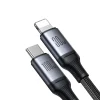 2 az 1-ben kábel Joyroom speedy series SA21-1T2 USB-C - USB-C / Lightning 100W 1,5m fekete - 2
