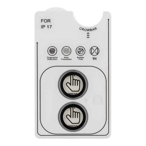  Apple iPhone 17 Ezüst OBAL:ME Lencsevédő üvegfólia - 3