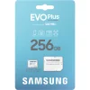 microSDXC Memóriakártya Samsung Evo Plus adapterrel, 256GB, Class 10 / UHS-1 U3 MB-MC256SA/EU thumbnail