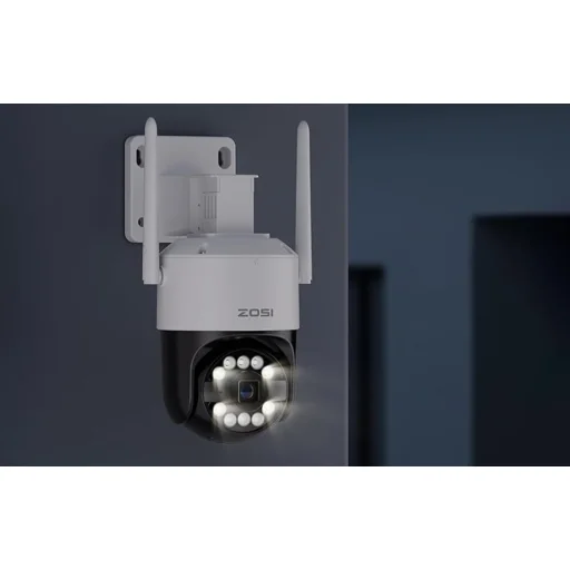 IP Kültéri Kamera ZOSI C296 WiFi Pan Tilt 8MP Duál IP66 32GB microSD kártyával - 3