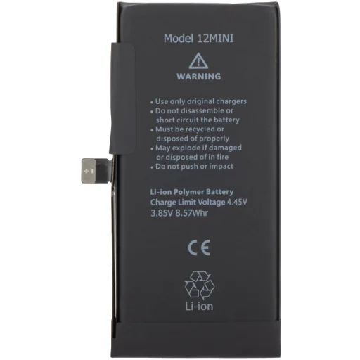 Akkumulátor Apple iPhone 12 mini-hez, Integrált BMS Flex-szal (nincs szükség ponthegesztésre) - 1