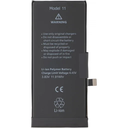 Akkumulátor Apple iPhone 11 készülékhez, integrált BMS Flex csíkkal (hegesztés nélküli) - 1