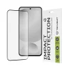 Teljes fedésű / Teljes ragasztós üvegfólia - Techsuit - 111D - Samsung Galaxy S25 FE - Fekete. üvegfólia - 1