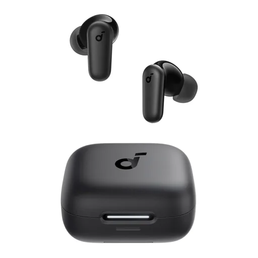Anker - Vezeték nélküli fülhallgató SoundCore P30i (A3959311) - TWS, zajszűrés, Bluetooth 5.4, érintésvezérlés, IP54 - Fekete - 1