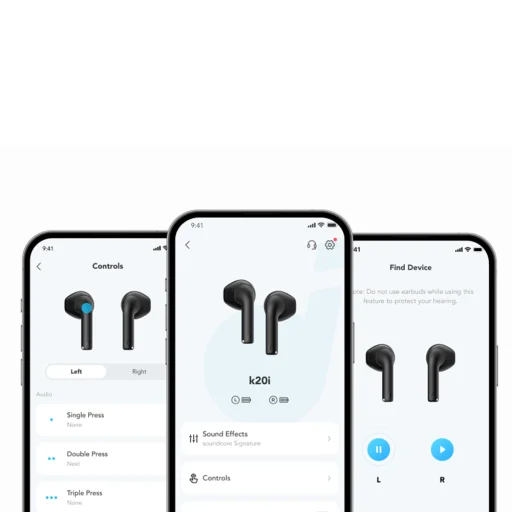 Anker - Vezeték nélküli fülhallgató SoundCore K20i (A3994G21) - Bluetooth 5.3, Kétmikrofonos, zajszűrős, IPX5 - Fehér - 6
