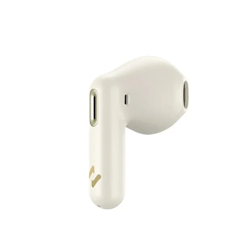 Havit - Vezeték nélküli fülhallgató (TW905) - Játékhoz, Bluetooth 5.3, Mikrofonnal, Alacsony késleltetés, Mini méret, TWS, ENC, 300mAh - Bézs - 4