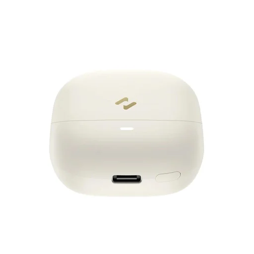Havit - Vezeték nélküli fülhallgató (TW905) - Játékhoz, Bluetooth 5.3, Mikrofonnal, Alacsony késleltetés, Mini méret, TWS, ENC, 300mAh - Bézs - 5