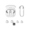 Baseus - Vezeték nélküli fülhallgató Bowie E20 (A00069700223-00) - Bluetooth 5.3, valódi vezeték nélküli, 2 ENC mikrofon, erőteljes mélyhang, IPX5 - Fehér thumbnail