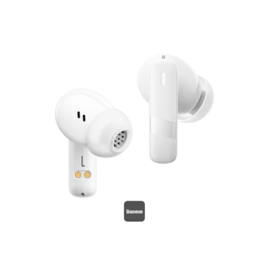 Baseus - Vezeték nélküli fülhallgató Bowie E20 (A00069700223-00) - Bluetooth 5.3, valódi vezeték nélküli, 2 ENC mikrofon, erőteljes mélyhang, IPX5 - Fehér - 2