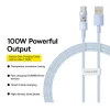 USB to Type-C, Super Fast Charging 100W, 2m Galaxy Blue Baseus - Data Cable Gem (P10373002311-01) - 5
