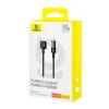Baseus - Gem adatkábel (P10373002111-00) - USB Type-C, Szupergyors töltés 100W, 1m - Klaszter fekete thumbnail