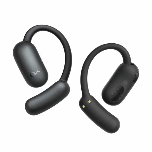 Anker - Vezeték nélküli fülhallgató SoundCore AeroFit 2 (A3874G11) - Sporthoz, mikrofonnal, Bluetooth, vízálló, nagy felbontású - Fekete - 2