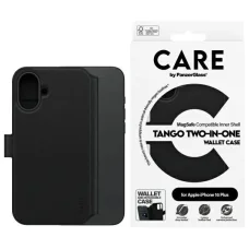 CARE by PanzerGlass Feature Tango 2in1 Wallet MagSafe tok iPhone 16 Plus - Fekete