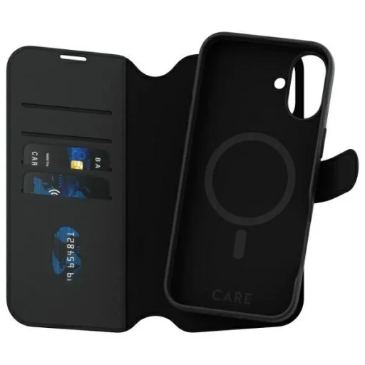 CARE by PanzerGlass Feature Tango 2in1 Wallet MagSafe tok iPhone 16 Plus - Fekete - 2
