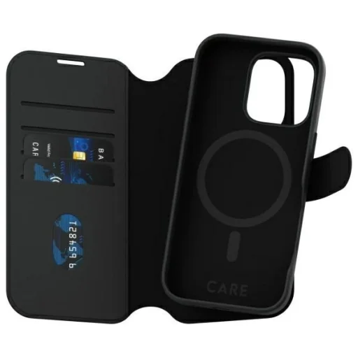 CARE by PanzerGlass Feature Tango 2in1 Wallet MagSafe Tok iPhone 16 Pro - Fekete - 2
