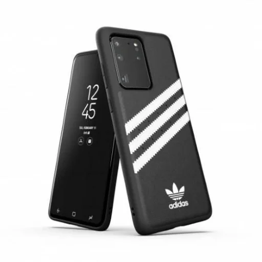 Adidas OR Merevített tok PU Samsung Galaxy S20 Ultra Fekete és Fehér tok - 1