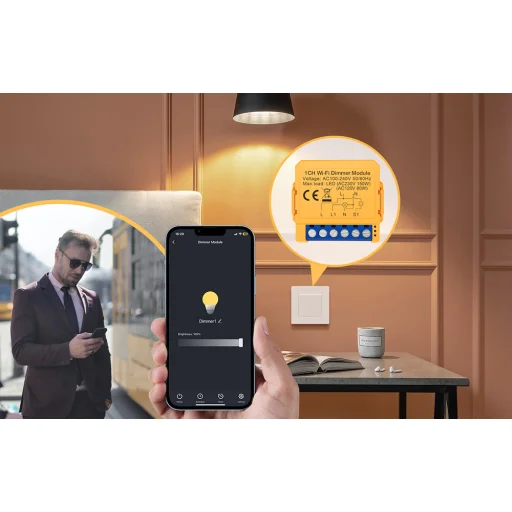 WiFi okos aljzat kapcsoló Avatto DMS16-2 TUYA - 5