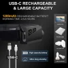 LED headlamp with IPX4 motion sensor USB-C 1200 mAh - black thumbnail