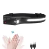 LED headlamp with IPX4 motion sensor USB-C 1200 mAh - black thumbnail