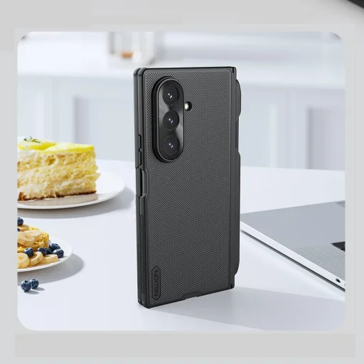  Samsung Galaxy Z Fold 7 Fekete Nillkin Super Frosted FOLD stylus tartós fliptok - 10