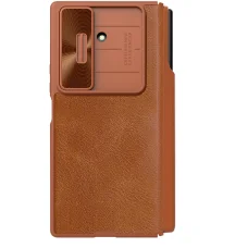  Samsung Galaxy Z Fold 7 Barna Nillkin Qin Book PRO Pen Slot tok