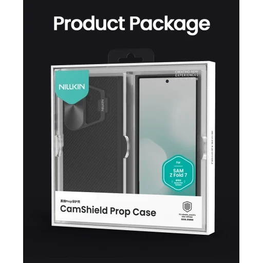  Samsung Galaxy Z Fold 7 Fekete Nillkin CamShield Pro Pen Slot tok - 11