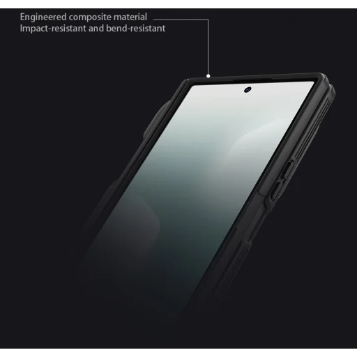  Samsung Galaxy Z Fold 7 Fekete Nillkin CamShield Prop Mágneses Tolltartó tok - 9