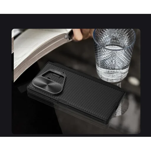  Samsung Galaxy Z Fold 7 Fekete Nillkin CamShield Prop Mágneses Tolltartó tok - 11