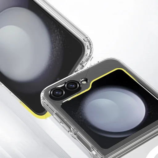  Galaxy Z Flip 6 / 7 Tech-protect Flexair Hybrid Magsafe Átlátszó tok - 4