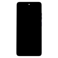 Motorola G56 LCD kijelző + érintőpanel + előlapi keret Fekete Oyster (Service Pack) kijelzőmodul