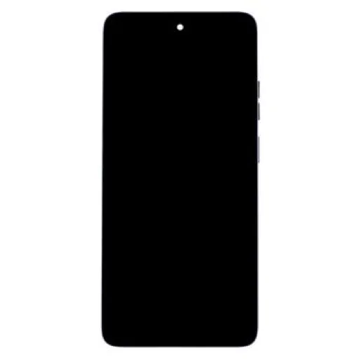 Motorola G56 LCD kijelző + érintőpanel + előlapi keret Fekete Oyster (Service Pack) kijelzőmodul - 1