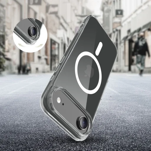  iPhone 17 Air áttetsző Tech-protect Flexair Hybrid Magsafe tok - 3