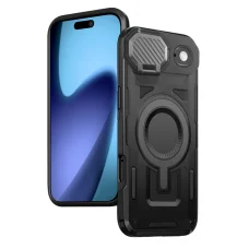  iPhone 17 Air Fekete Techsuit MagSafe CamVault tok