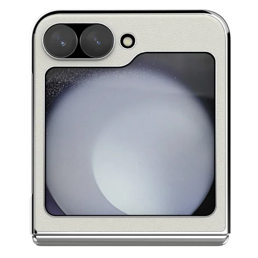  Samsung Galaxy Z Flip 6/7 FE Fehér Nillkin CamShield Flip tok - 2